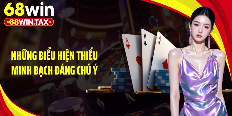 Hướng Dẫn Chơi Bài Bịp - Đừng Mất Tiền Vì 1 Phút Lơ Là 4 Những biểu hiện thiếu minh bạch đáng chú ý